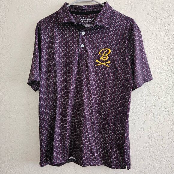 Barstool Fireball Golf Polo - Picture 1 of 7